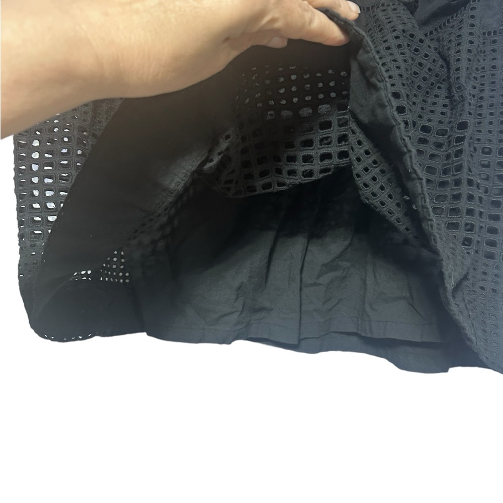 Tommy Bahama Daphne Eyelet Skirt Black Small/Petite - Picture 12 of 15
